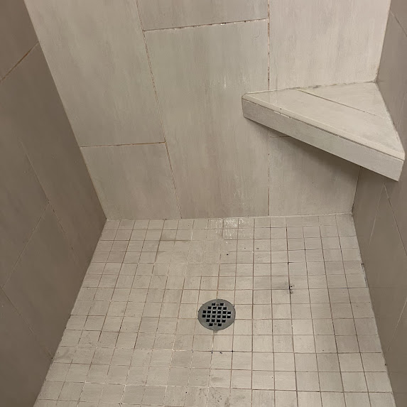 Before tile restoration
